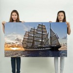 Segelschiff   Wand-Kunstdruck Riesenposter 